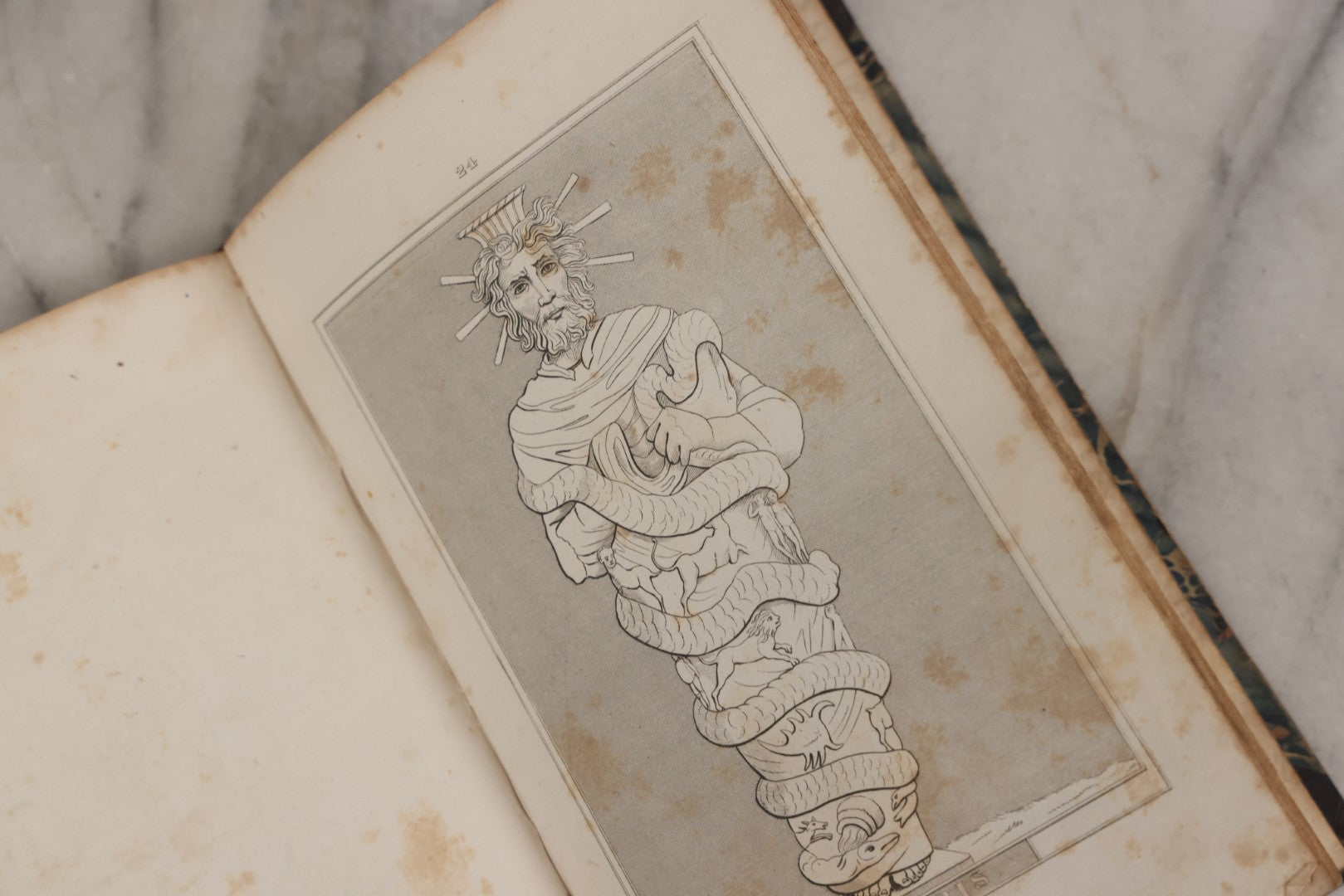 Lot 148 - "Supplemental Plates To The Manual Of Classical Literature" Antique Book Of Illustrations By N.W. Fiske, Professor In Amherst College, Published By Edward C. Biddle, Philadelphia, 1843