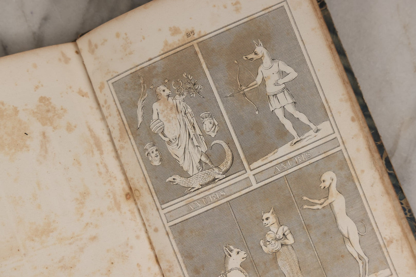 Lot 148 - "Supplemental Plates To The Manual Of Classical Literature" Antique Book Of Illustrations By N.W. Fiske, Professor In Amherst College, Published By Edward C. Biddle, Philadelphia, 1843