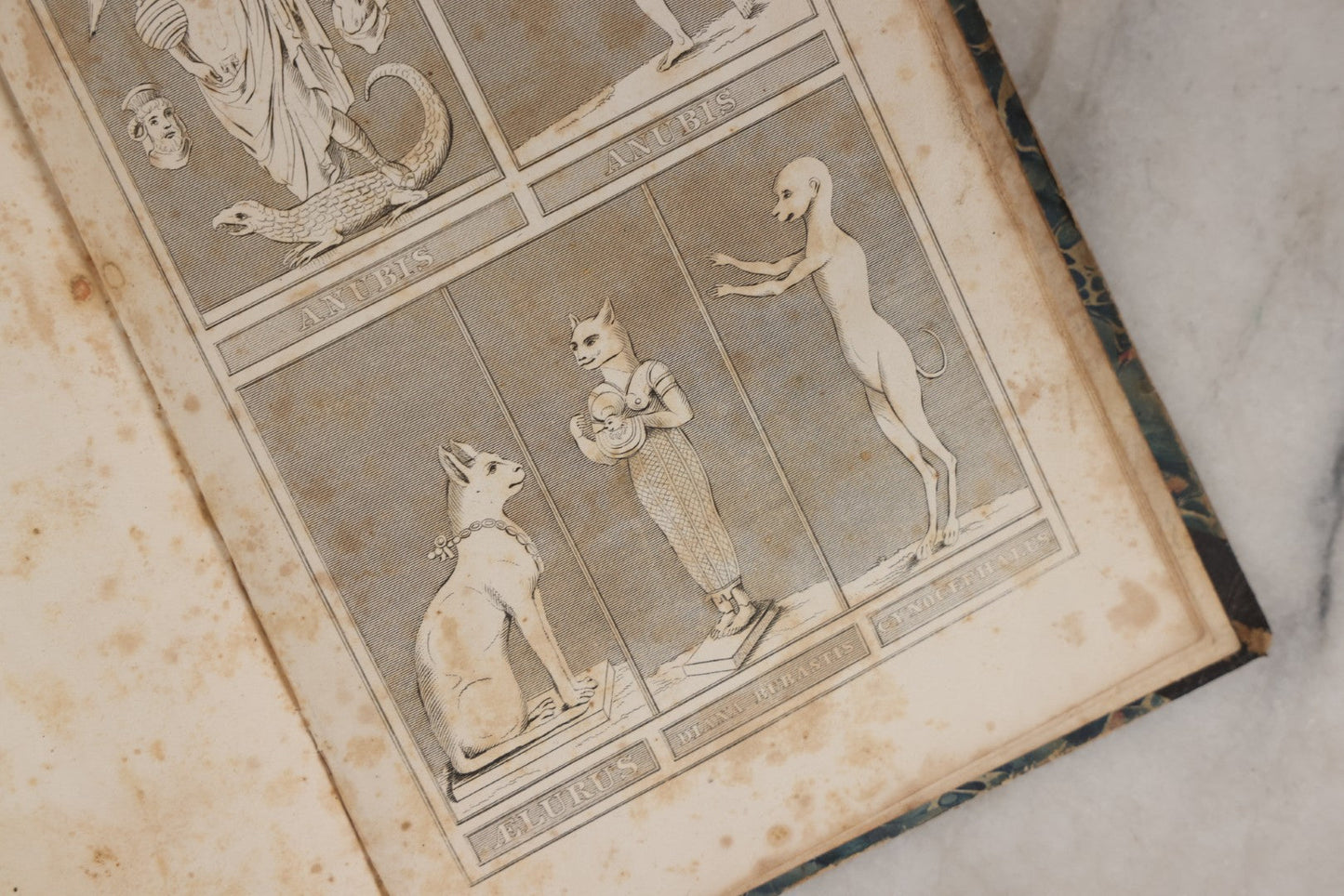 Lot 148 - "Supplemental Plates To The Manual Of Classical Literature" Antique Book Of Illustrations By N.W. Fiske, Professor In Amherst College, Published By Edward C. Biddle, Philadelphia, 1843