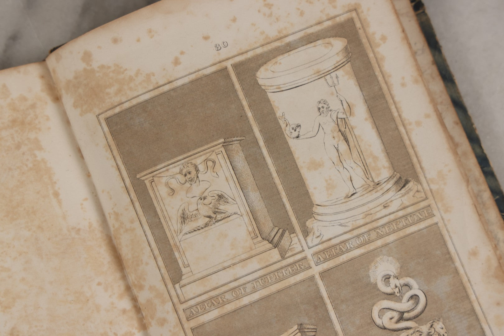 Lot 148 - "Supplemental Plates To The Manual Of Classical Literature" Antique Book Of Illustrations By N.W. Fiske, Professor In Amherst College, Published By Edward C. Biddle, Philadelphia, 1843