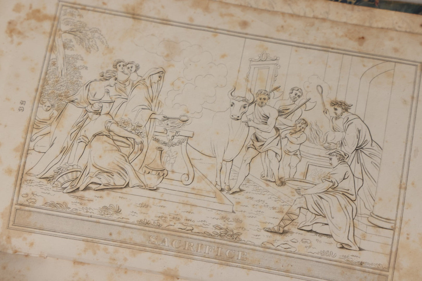 Lot 148 - "Supplemental Plates To The Manual Of Classical Literature" Antique Book Of Illustrations By N.W. Fiske, Professor In Amherst College, Published By Edward C. Biddle, Philadelphia, 1843