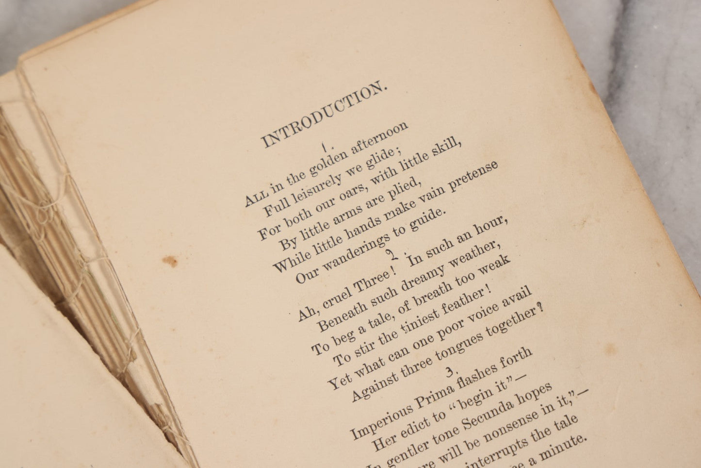 Lot 150 - "Alice's Adventures In Wonderland" Antique Children's Book By Lewis Carroll, Illustrated In Colors, Published By Gilbert H. McKibbin, New York, The Manhattan Young People's Library, Note Poor Condition