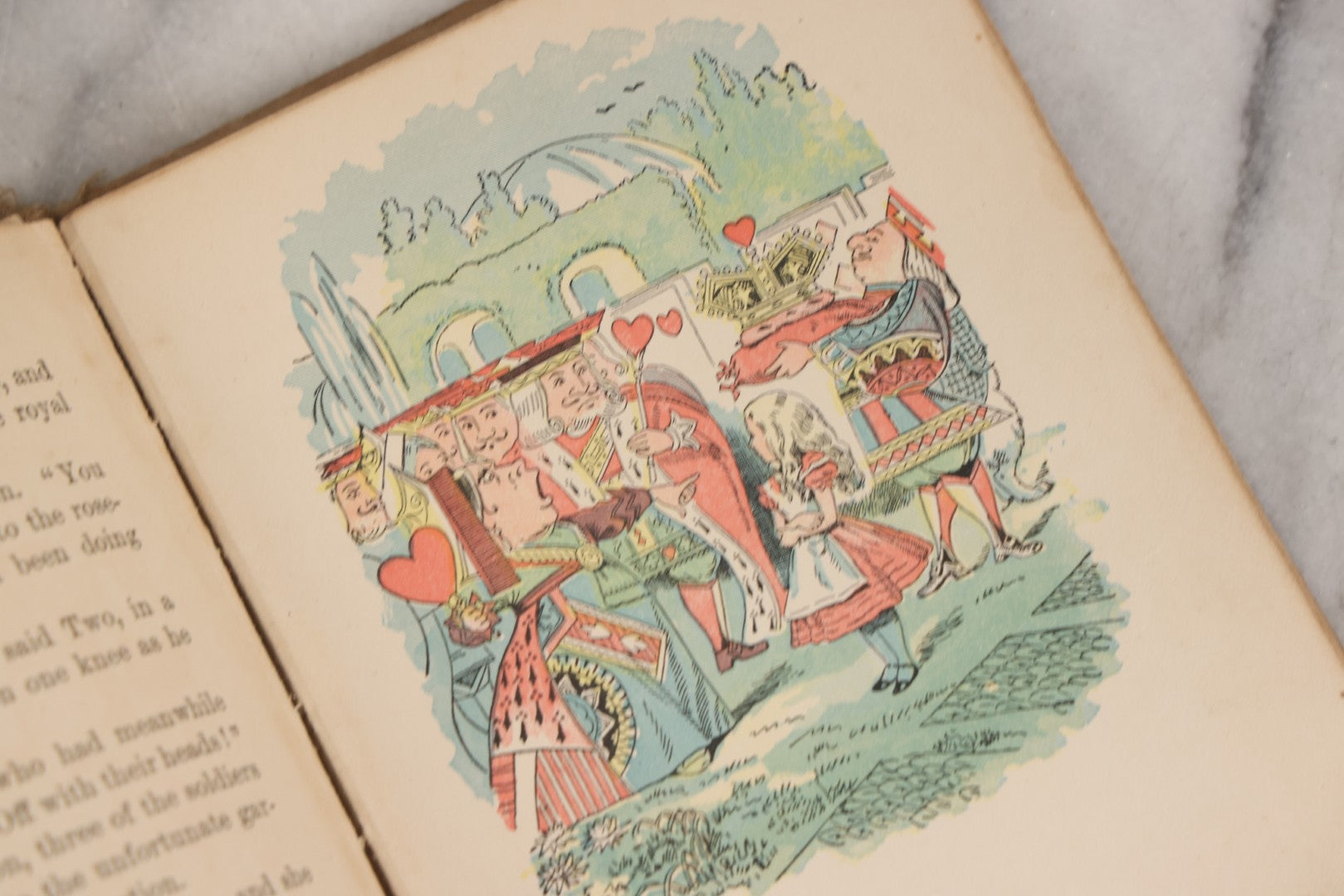 Lot 150 - "Alice's Adventures In Wonderland" Antique Children's Book By Lewis Carroll, Illustrated In Colors, Published By Gilbert H. McKibbin, New York, The Manhattan Young People's Library, Note Poor Condition