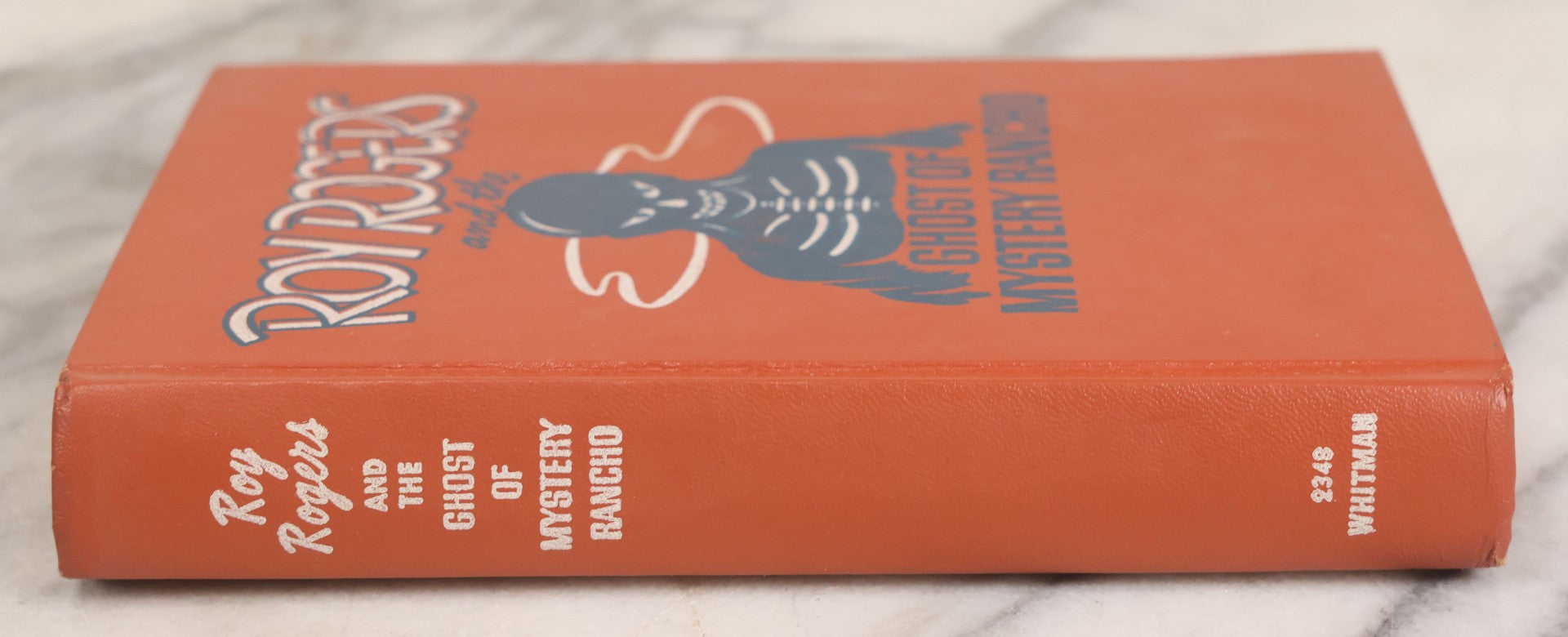 Lot 153 - "Roy Rogers And The Ghost Of Mystery Rancho" Vintage Western Adventure Book By Walker A. Tompkins, Illustrated By Andrew Bensen, Published By Whitman Publishing Company, Racine, Wisconsin