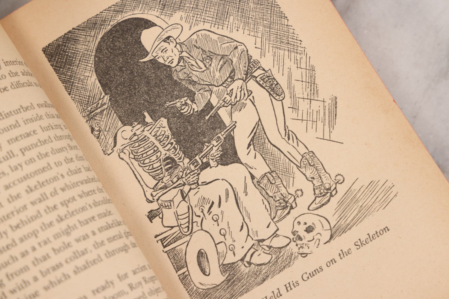 Lot 153 - "Roy Rogers And The Ghost Of Mystery Rancho" Vintage Western Adventure Book By Walker A. Tompkins, Illustrated By Andrew Bensen, Published By Whitman Publishing Company, Racine, Wisconsin