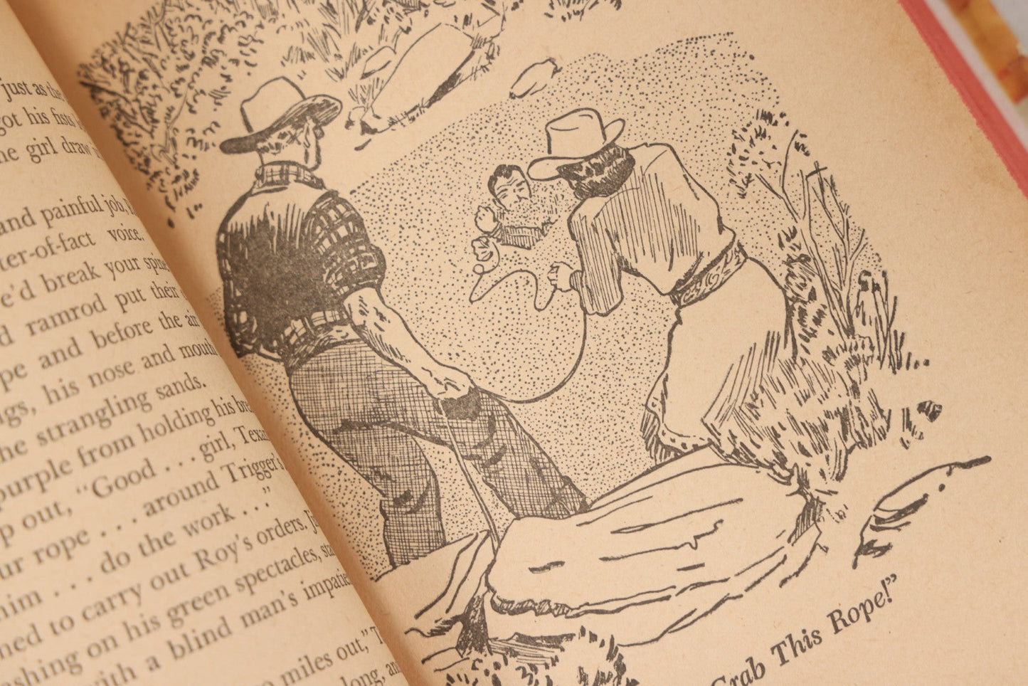 Lot 153 - "Roy Rogers And The Ghost Of Mystery Rancho" Vintage Western Adventure Book By Walker A. Tompkins, Illustrated By Andrew Bensen, Published By Whitman Publishing Company, Racine, Wisconsin