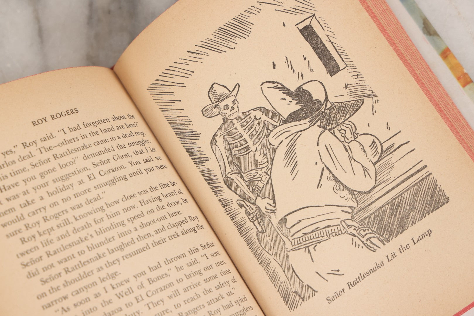Lot 153 - "Roy Rogers And The Ghost Of Mystery Rancho" Vintage Western Adventure Book By Walker A. Tompkins, Illustrated By Andrew Bensen, Published By Whitman Publishing Company, Racine, Wisconsin