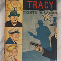 Lot 157 - "Dick Tracy Gets His Man" Vintage Comic Book By Chester Gould, Published By Dell Publishing Company, New York, Feature Book No. 7, Copyright 1937, 1938