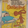 Lot 161 - "Bullwinkle's How To Have Fun Outdoors Without Getting Clobbered!" Vintage Coloring Book, Published By Pat-Ward, 1963