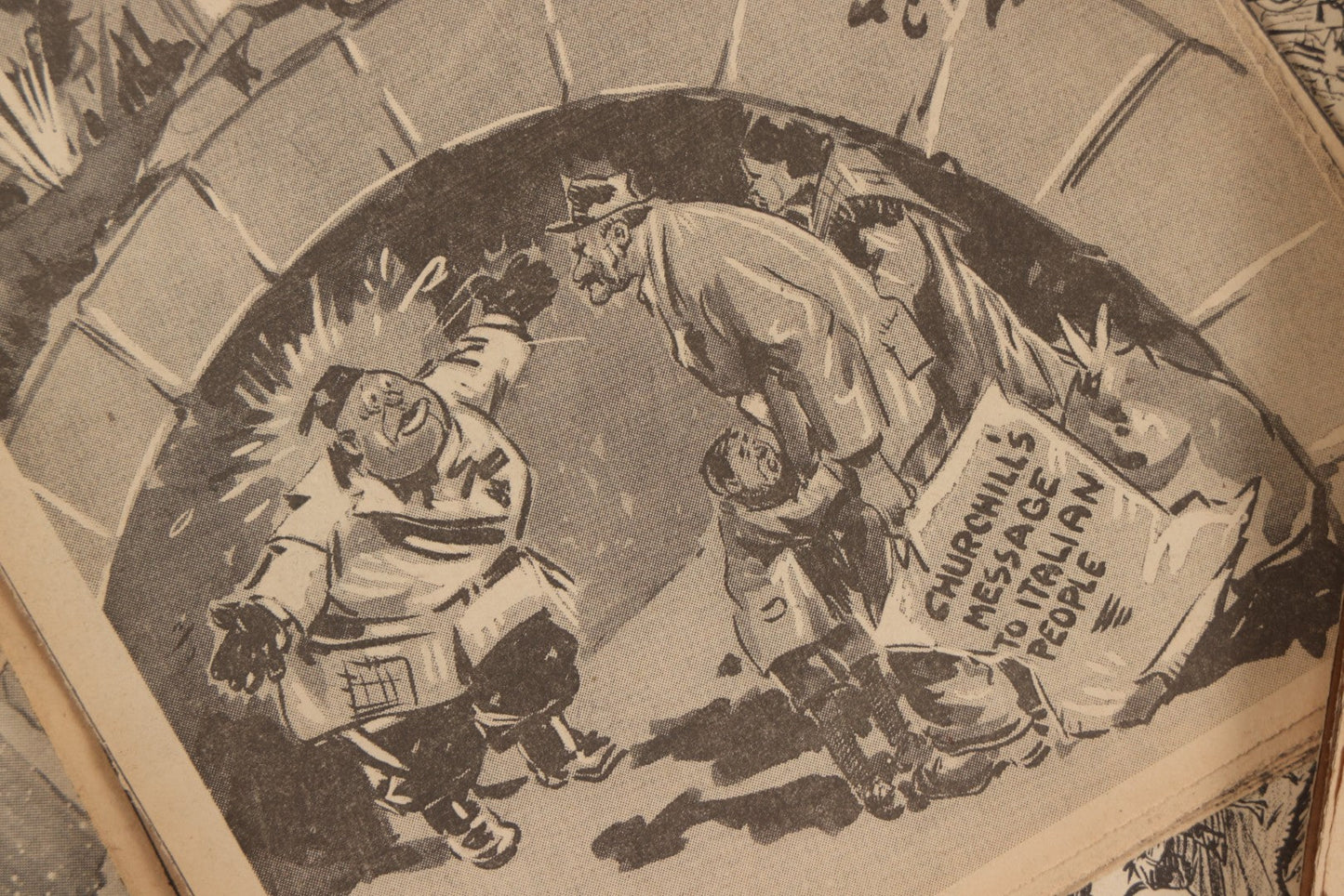 Lot 164 - Grouping Of 200+ Vintage World War Two Newspaper Comic Strips, Providence, Rhode Island, 1942–1944, Featuring Axis Powers, Hitler, Domestic Politics, And Wartime Culture, By Henderson, Halladay, And Others