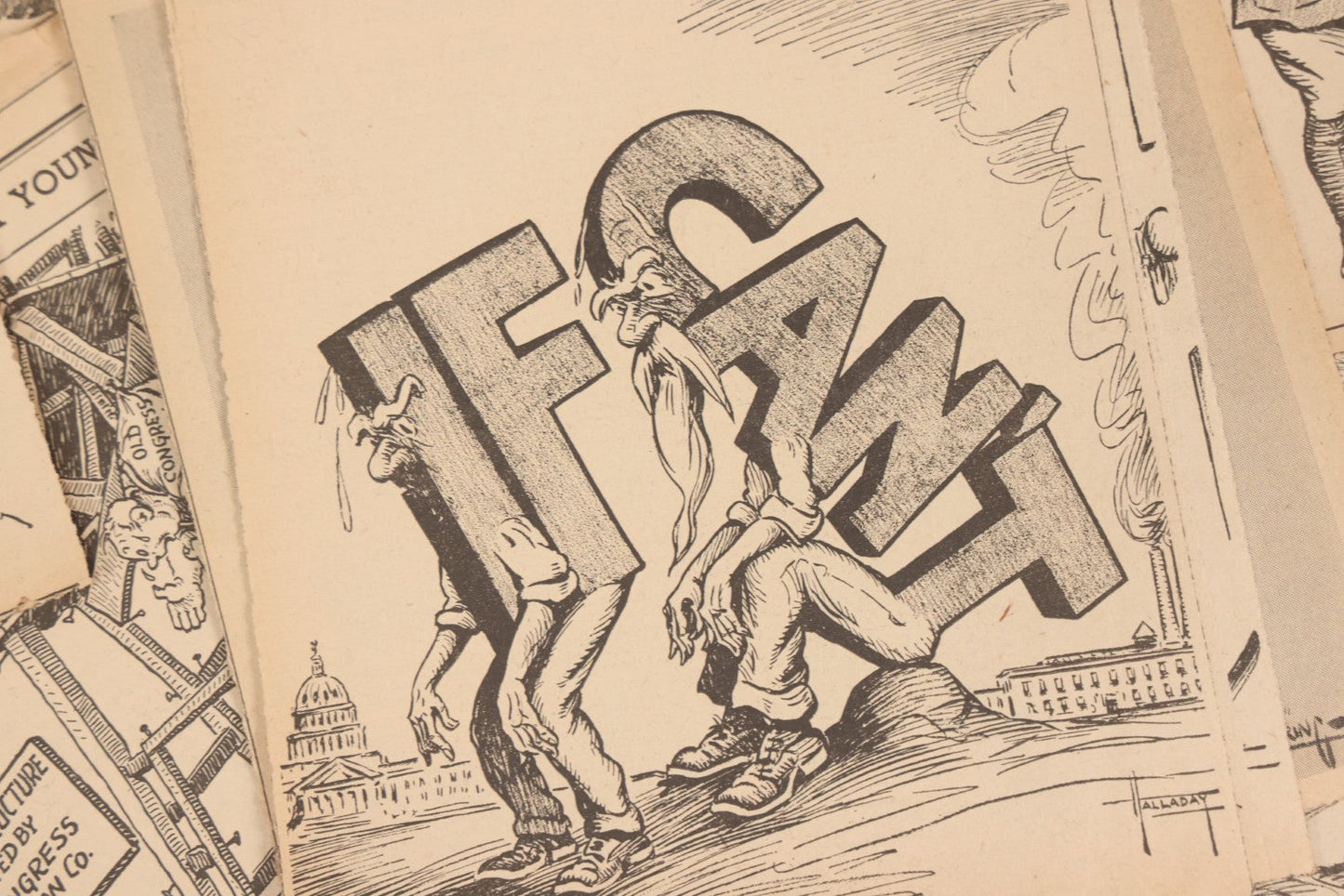 Lot 164 - Grouping Of 200+ Vintage World War Two Newspaper Comic Strips, Providence, Rhode Island, 1942–1944, Featuring Axis Powers, Hitler, Domestic Politics, And Wartime Culture, By Henderson, Halladay, And Others