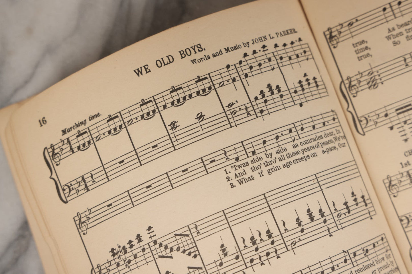 Lot 165 - "War Songs" Antique Civil War Grand Army Of The Republic G.A.R. Songbook For Anniversaries And Gatherings Of Soldiers, With Choruses Arranged For Male Voices, Published By Oliver Ditson Company, Boston, 1890