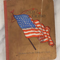 Lot 166 - "Old Glory" Antique Composition Notebook With American Flag Cover, Handwritten Notes On History Of North Adams, Massachusetts By Ethel Taylor, Hoosac Street School, 1910