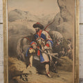 Lot 176 - Antique Hand-Colored Print, Originally Cover Of “Circassian Polka” By Charles Louis Napoléon D'Albert, Possibly Depicting Imam Shamil (1797–1871), In Frame, 10-3/8" x 12-7/8"