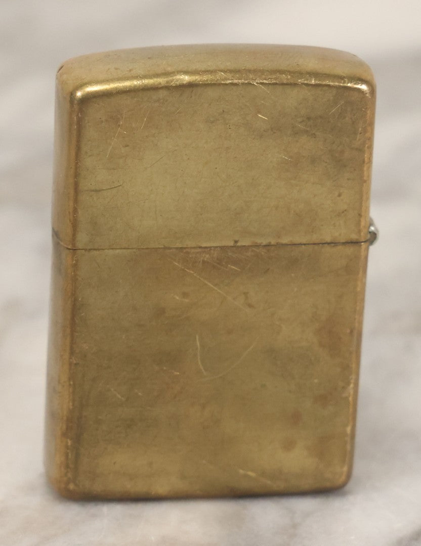 Lot 188 - Vintage Zippo Brass Lighter, Dated 1994, With Insert
