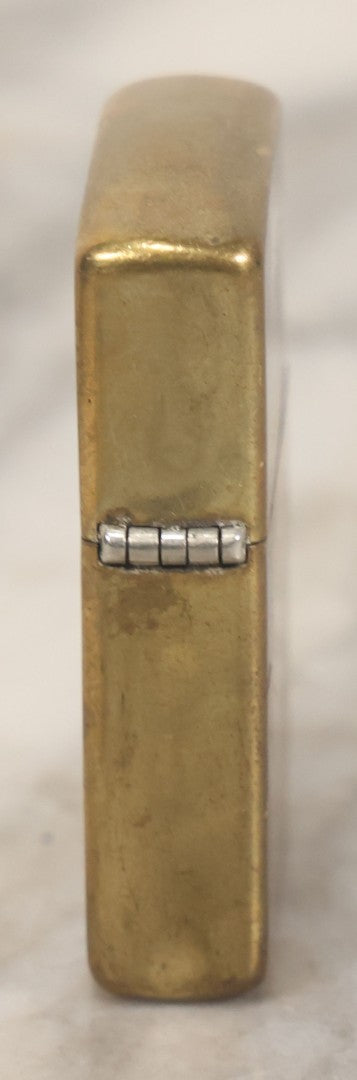 Lot 188 - Vintage Zippo Brass Lighter, Dated 1994, With Insert