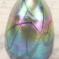 Lot 193 - Vintage Art Glass Iridescent Egg, Signed "Avita," 5" H