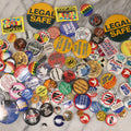 Lot 199 - Grouping Of 100+ Vintage And Modern Political Pinback Buttons, Late 20th–Early 21st Century, Including Bush-Era, Anti–Iraq War, Abortion Rights, Nuclear Issues, And Presidential Campaigns