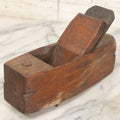 Lot 074 - Antique Handmade Coffin-Shaped Wood Plane With Engraved Pentagram Logo, Dated 1883, Marked U.A.C., Manufactured By A. Cumings, Boston, With Blade Present, 9-1/2" L
