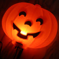 Lot 083 - Vintage Light-Up Jack-O-Lantern JOL. Blow Mold Pumpkin Decoration With Metal Mounting Bracket