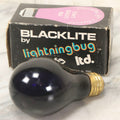 Lot 101 - Vintage 75 Watt Incandescent Blacklight Bulb In Original Box By Lightning Bug Ltd., Hazel Crest, Illinois, Made In Korea, 1975