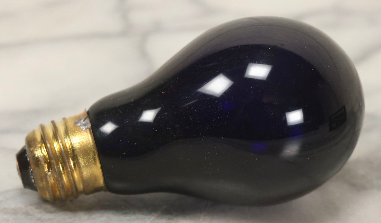 Lot 101 - Vintage 75 Watt Incandescent Blacklight Bulb In Original Box By Lightning Bug Ltd., Hazel Crest, Illinois, Made In Korea, 1975