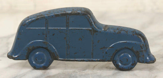 Lot 104 - Vintage Flat Rubber Sedan Toy Car, Attributed To Judy Toys, Made In USA., 1930s