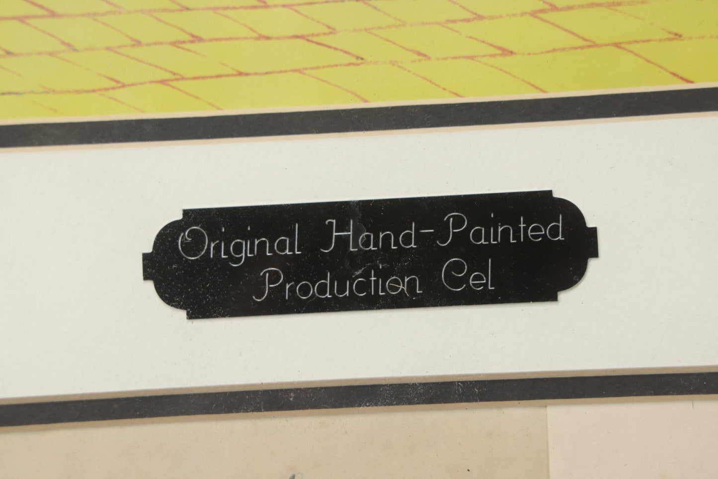 Lot 140 - Vintage Original Hand-Painted Animation Production Cel Featuring Mombi The Witch Conjuring Fire From "Journey Back To Oz," Filmation Associates, 1972, With Certificate Of Authenticity, 18-1/4" x 25-1/4"