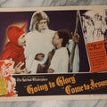 Lot 144 - Vintage Lobby Card From The All-Black Cast Gospel Race Film "Going To Glory ... Come To Jesus" Depicting The Devil Confronting The Prophet And Woman, Royal Gospel Productions, Circa 1946–1947, Lost Film, 14" x 11"