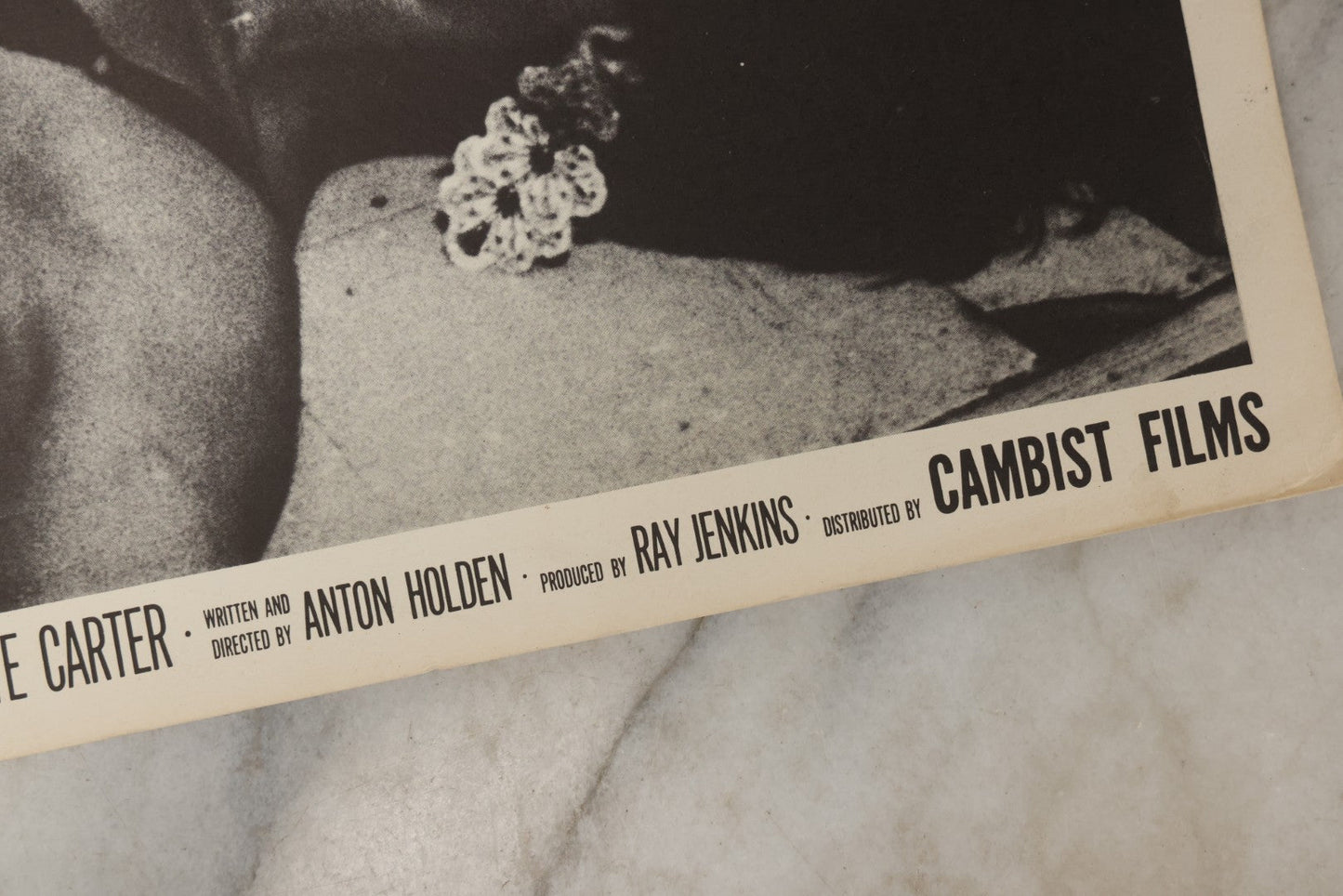 Lot 147 - Vintage Lobby Card From The 1960s Sexploitation Thriller “Aroused!,” Cambist Films, 1966, 14" x 11"