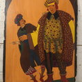 Lot 148 - Vintage Hand-Painted Theatrical Set And Costume Design Depicting Two Renaissance Figures In Ornate Costume By Robert E. Van Rosen (1904–1966), Gauche On Bainbridge Illustration Board No. 80, 1920s 15" x 20"