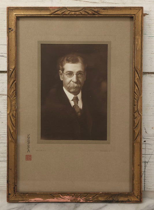 Lot 158 - Antique Boarded Studio Portrait Photograph Of Mr. J. S. Arnold, Age 70, Taken June 3, 1891, By H. Koshiba, Photographer, Providence, Rhode Island, And New York, New York, 9" x 13"