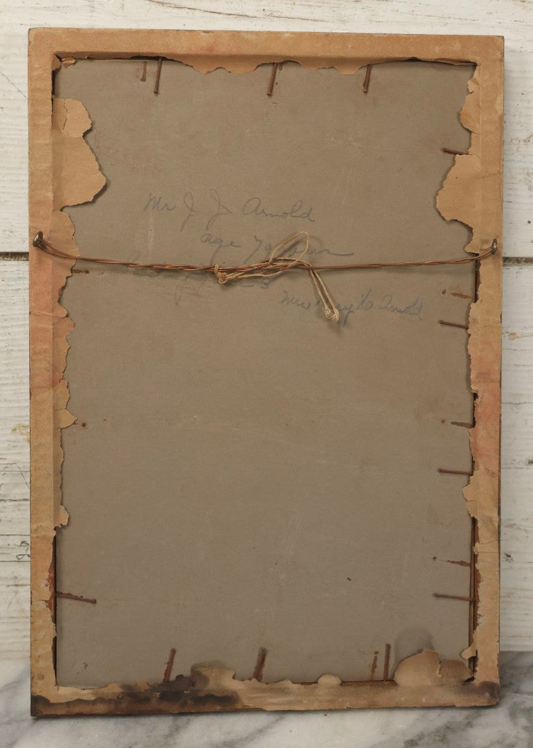 Lot 158 - Antique Boarded Studio Portrait Photograph Of Mr. J. S. Arnold, Age 70, Taken June 3, 1891, By H. Koshiba, Photographer, Providence, Rhode Island, And New York, New York, 9" x 13"