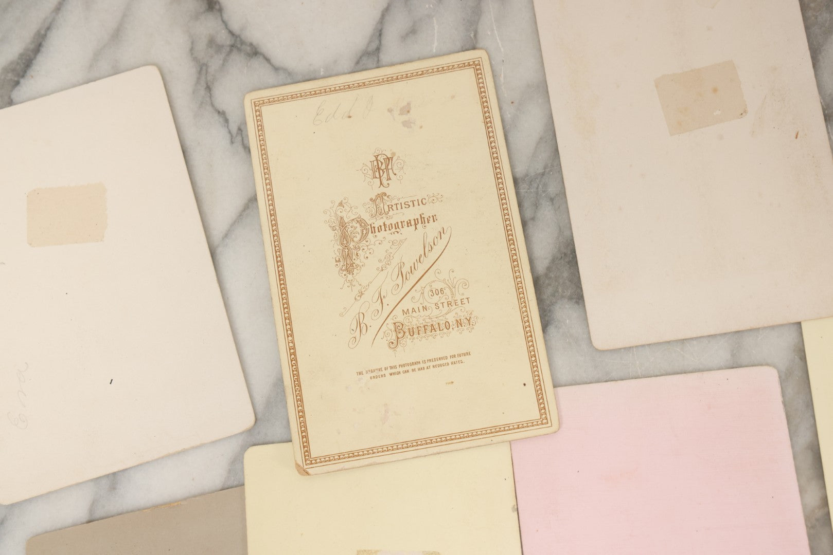 Lot 176 - Grouping Of Seven Antique Cabinet Card Photographs Of Victorian Women, Various Photographers And Locations