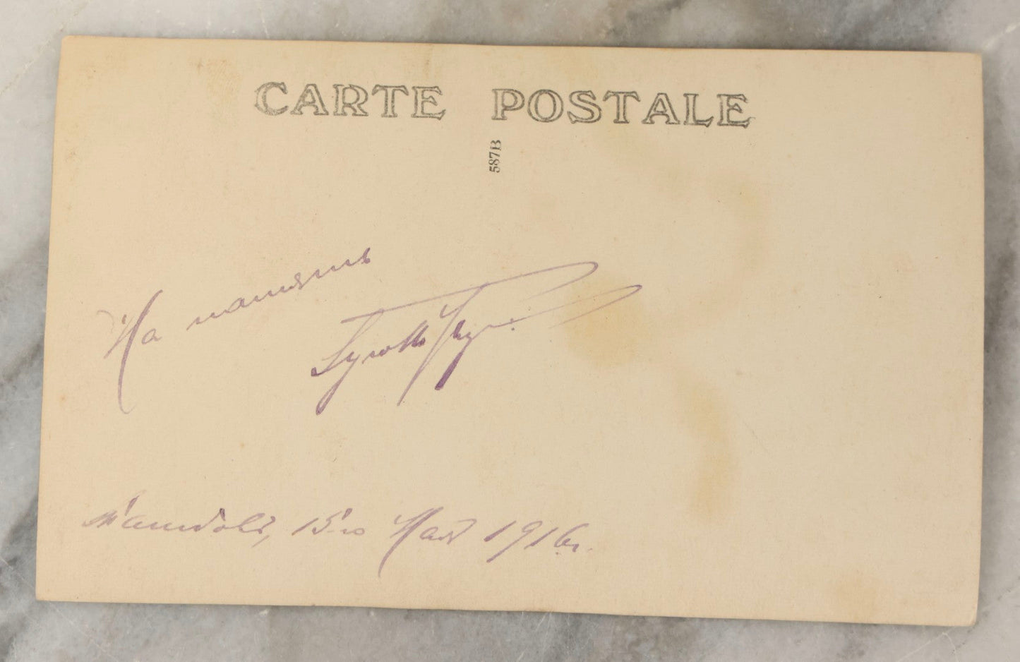 Lot 180 - Trio Of Early 20th Century World War I Era Military Portraits Including Two Real Photo Postcards RPPC And One Carte De Visite CDV, German Or Imperial Russian–Finnish, Circa 1914