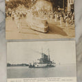 Lot 181 - Pair Of Antique Postcards Depicting The Battleship New Jersey, Including Quincy Tercentennial Parade Float 1925 And Fore River Shipyard View By A.N. Potter, Wollaston, Massachusetts