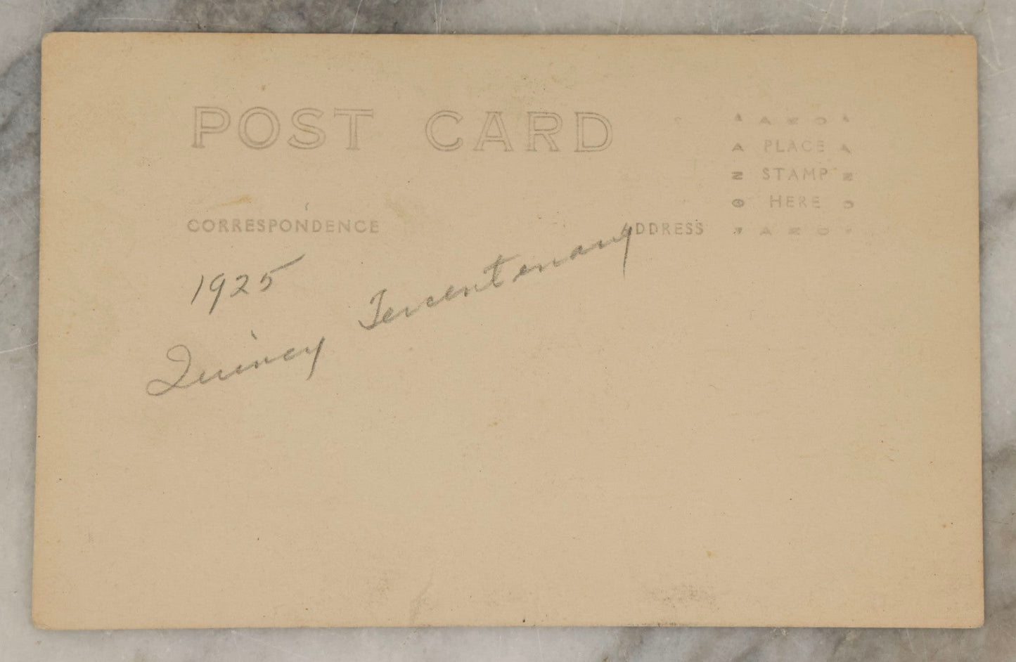 Lot 181 - Pair Of Antique Postcards Depicting The Battleship New Jersey, Including Quincy Tercentennial Parade Float 1925 And Fore River Shipyard View By A.N. Potter, Wollaston, Massachusetts