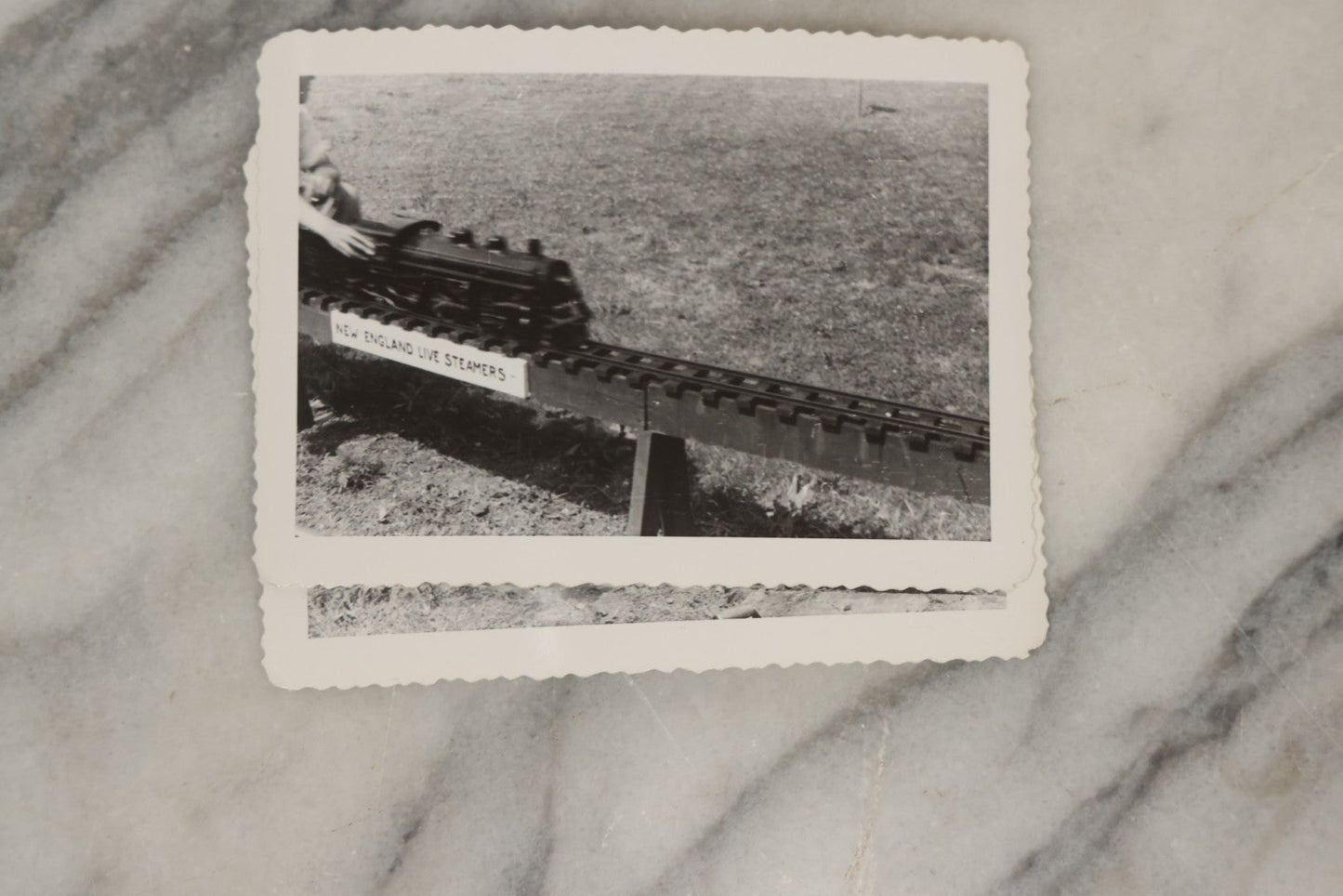 Lot 184 - Grouping Of 17 Vintage Snapshot Photographs Of New England Live Steamers Miniature Railroad Club Showing Men, Children, And Scale Trains, In Envelope As Found