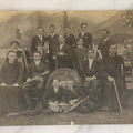 Lot 187 - Antique Real Photo Postcard RPPC Of Martin's College Band, Later Saint Martin's University, Featuring Priests And Students With Brass, String, And Percussion Instruments, Postmarked Washington Circa 1908 With French Message
