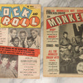 Lot 214 - Pair Of Vintage Charlton Publication Magazines Including "Monkees" (1967) And "Rock And Roll Songs" (1957) Featuring Billy Ward And The Dominoes, Ricky Nelson, And The Everly Brothers