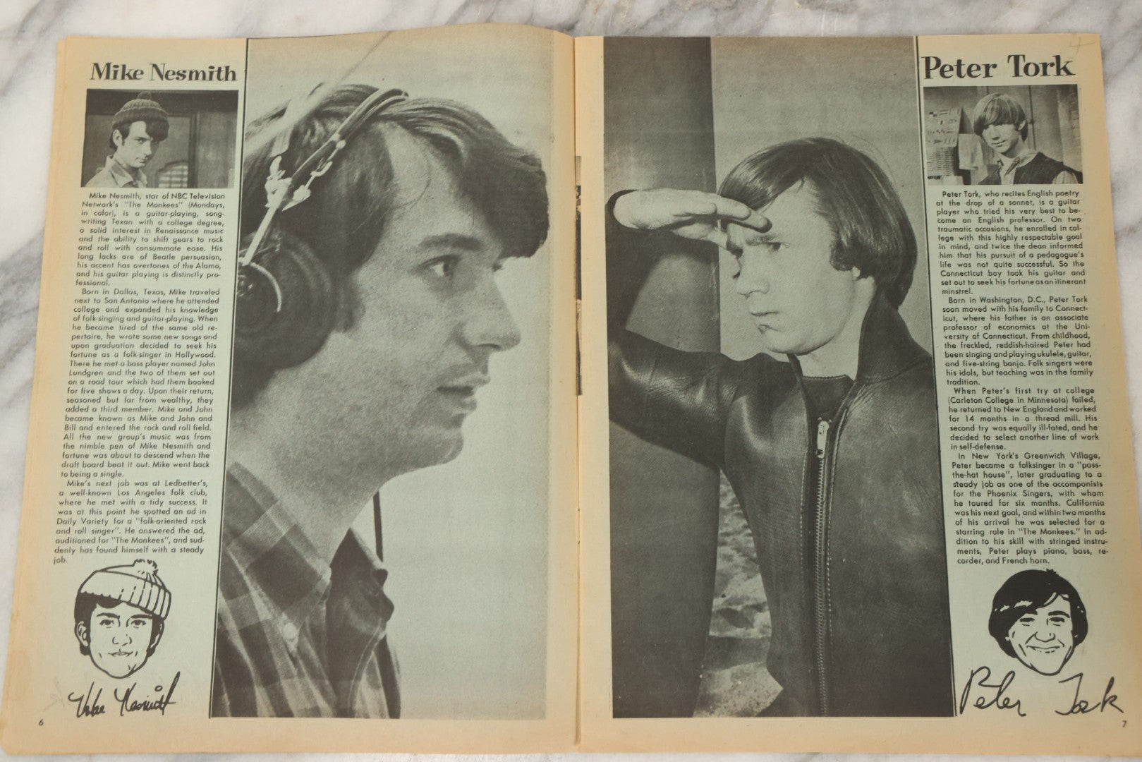 Lot 214 - Pair Of Vintage Charlton Publication Magazines Including "Monkees" (1967) And "Rock And Roll Songs" (1957) Featuring Billy Ward And The Dominoes, Ricky Nelson, And The Everly Brothers