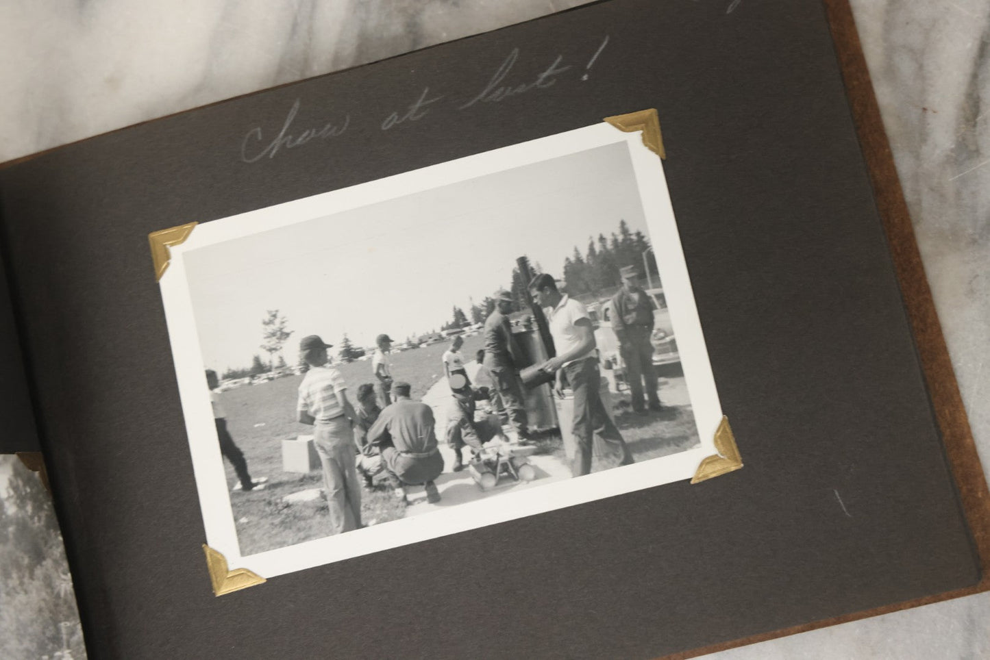 Lot 215 - Vintage Souvenir Photo Album “Sault Ste. Marie, Michigan” With 45 Snapshots, 1955–1957