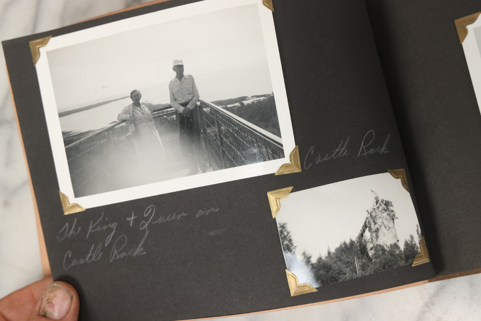 Lot 215 - Vintage Souvenir Photo Album “Sault Ste. Marie, Michigan” With 45 Snapshots, 1955–1957