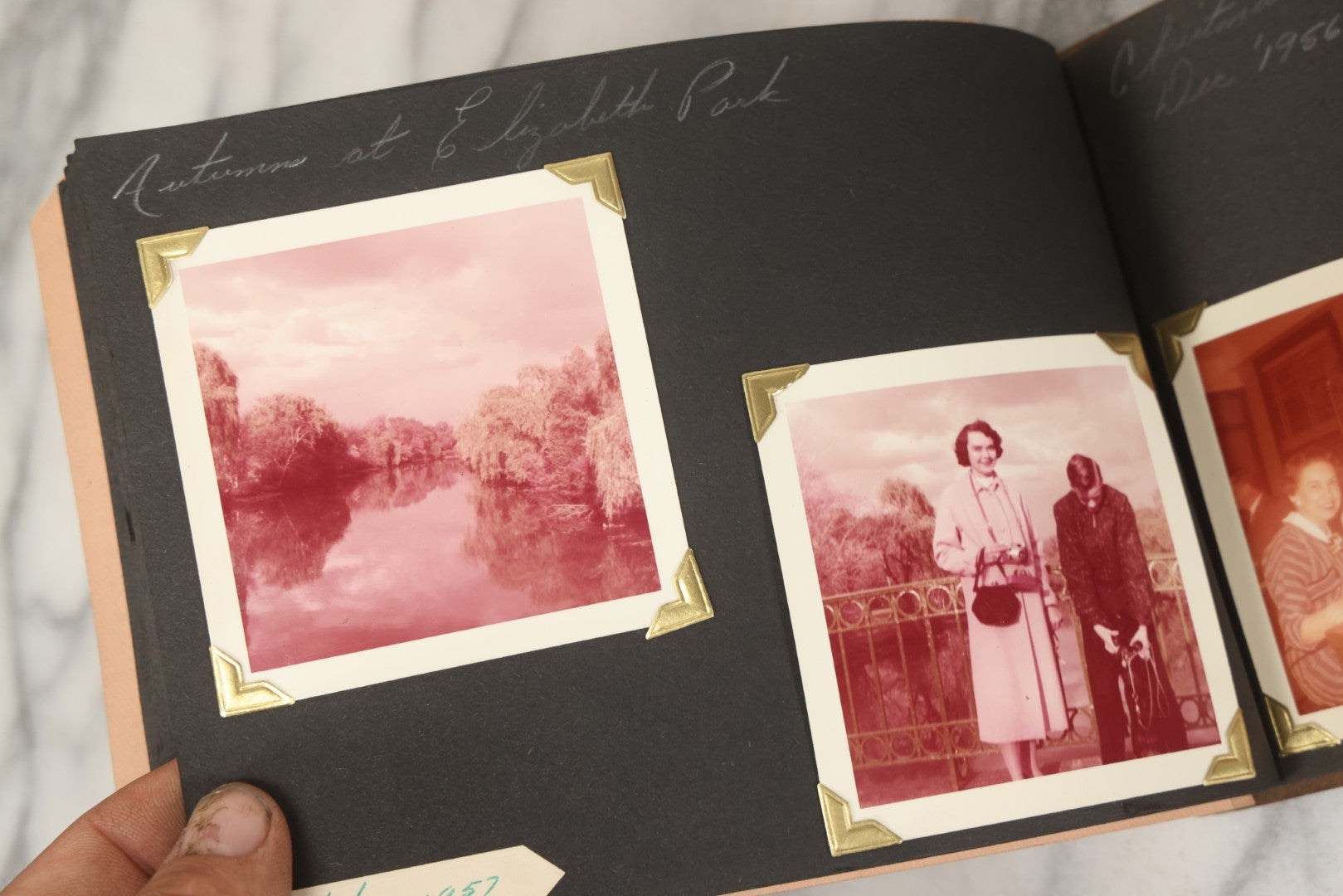 Lot 215 - Vintage Souvenir Photo Album “Sault Ste. Marie, Michigan” With 45 Snapshots, 1955–1957