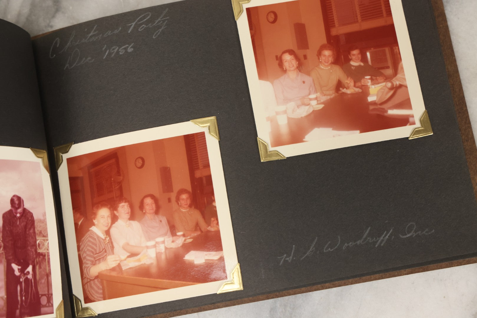 Lot 215 - Vintage Souvenir Photo Album “Sault Ste. Marie, Michigan” With 45 Snapshots, 1955–1957