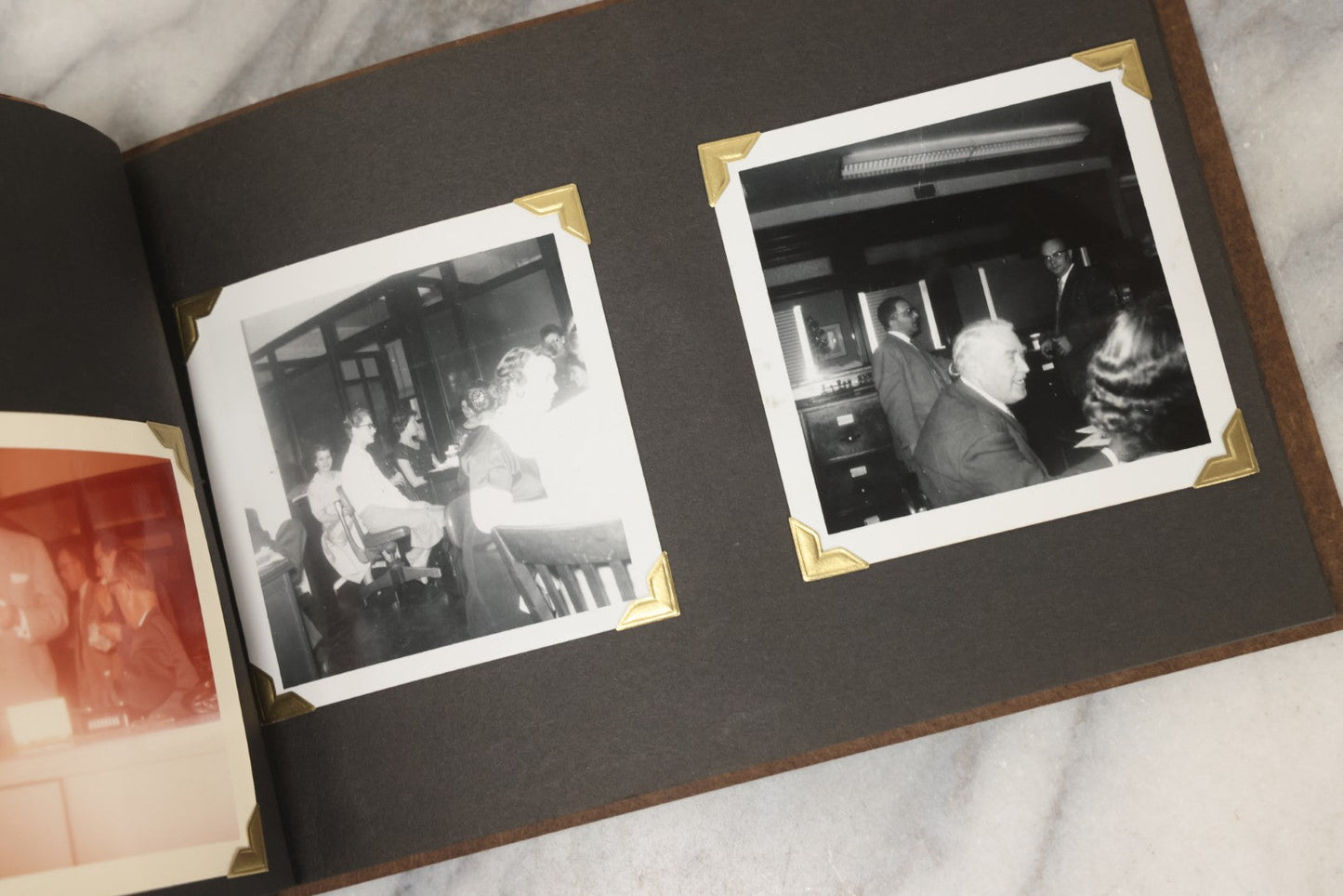 Lot 215 - Vintage Souvenir Photo Album “Sault Ste. Marie, Michigan” With 45 Snapshots, 1955–1957