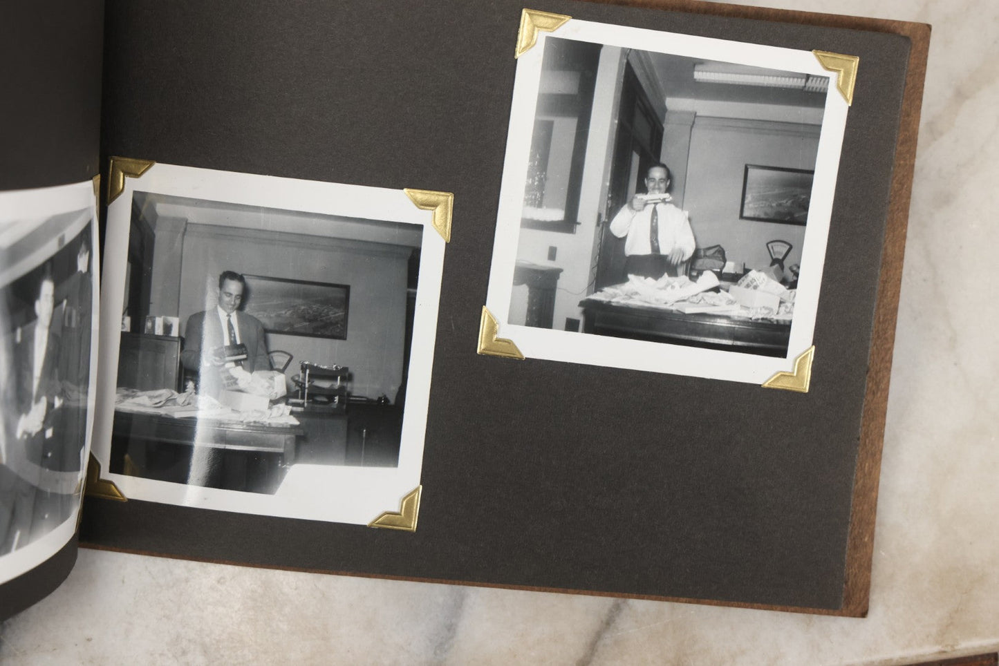 Lot 215 - Vintage Souvenir Photo Album “Sault Ste. Marie, Michigan” With 45 Snapshots, 1955–1957