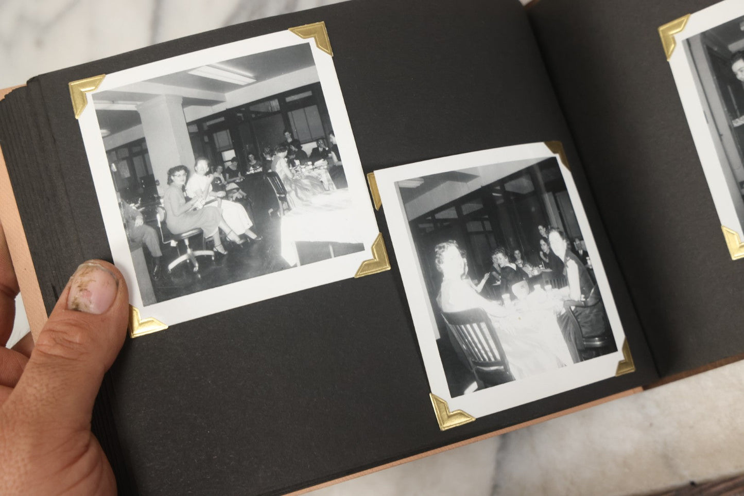 Lot 215 - Vintage Souvenir Photo Album “Sault Ste. Marie, Michigan” With 45 Snapshots, 1955–1957