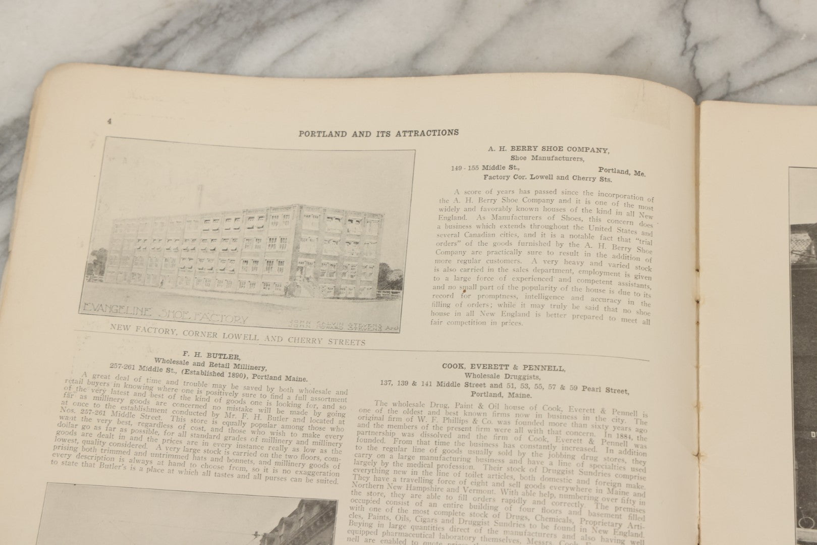 Lot 222 - Antique Illustrated Photo And Advertisement Booklet “Portland, Maine And Its Attractions,” Published By Geo. W. Richardson, New York