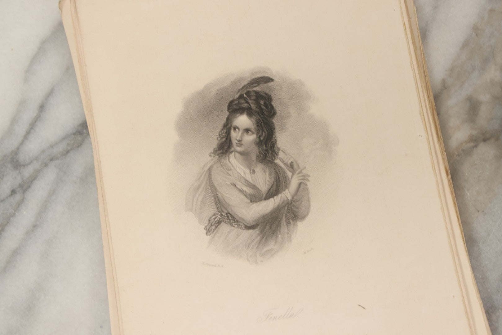 Lot 227 - Grouping Of Twenty-Five Early To Mid-19th Century English Engravings Of Women, Including “Genevieve,” “Lady Caroline Lamb,” “Eleanor,” “The Fair Patrician,” And “Alice Lee”